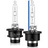 Erato D4S Xenon Lampadina allo xeno, 35W 8000K blu Bianco 12V HID Kit Xeno Lampada a Scarica Super Luminosa High Low Beam di Ricambio per i Auto Fari, 2 Lampadine