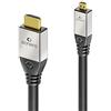 sonero® Premium Cavo micro HDMI ad alta velocità con Ethernet, 2,00 m, UltraHD / 4K / 60Hz, 18 Gbps, nero