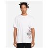 Nike Basket Wall Flowers M - T-shirt - Uomo - Bianco
