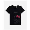 Freddy Jersey Boxy Kitty W - T-shirt - Donna - Nero