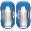 FANDLISS Scaldamani Elettrico 2 Pezzi 10000mAh, Doppio Lato Riscaldante,Blu