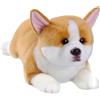 CU-MATE Welsh Corgi Dog Pembroke Simulazione di peluche morbido fatto a mano in peluche cucciolo regalo per ragazzi e ragazze