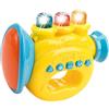 WEofferwhatYOUwant Tromba Musicale per Bambini - Giocattolo Educativo Interattivo con Luci LED, Suoni Oceano, Ninne Nanne - Strumento Musicale Portatile per Bimbi 18 Mesi+ - Idea Regalo
