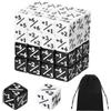MumdoYAL 48 PCS Contatori di Dadi(Nero+Bianco), Dadi Fedeltà Token D6 Cubo