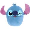 Disney Stitch - Cuscino peluche Squishy 22 cm - morbido cuscino per bambini con orecchie - regalo per bambini e fan - licenza originale