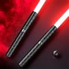 STYPLZ Spada Laser 2 Pezzi, RGB 15 Colori, 5 Effetti Sonori FX, Maniglia Metallo, Ricaricabile USB‑C, Giocattolo per Bambini, Duel, Halloween, Compleanno, Regalo
