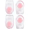 Daleweo 2 Paia Talloniera in Silicone per Tallonite, Talloniera per Spina Calcaneare, Alzatacco Gel per Uomo e Donna, Solette Scarpe, Assorbe Gli Shock, Allevia il Dolore Ai Piedi (S)