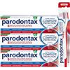 Parodontax - Complete Protection, Set di 3 dentifrici con 1 spazzolino da denti morbido, per il sanguinamento delle gengive, Extra Fresh