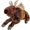 Wild Republic Cuddlekins Jumbo Alce, Peluche di Animali, 76 cm, Peluche per Neonati, Peluche per Regalo di Compleanno Imbottitura Realizzata Partendo da Bottiglie Riciclate