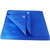 ANSIO Telone di copertura impermeabile da 3 m x 4 m, grande, telo di copertura multiuso con protezione UV, resistente alle intemperie e al gelo, con occhielli rinforzati, blu