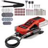 Einhell Apparecchio di rettifica/incisione a batteria Einhell TE-MT 18/34 Li Solo Power X-Change (18 V, albero 92 cm con perno per incisione, regolazione giri, incl.set accessori di 55 pz., senza batteria)