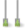 Nedis Cavo di rete Cat 8.1 | S / FTP | RJ45 maschio | RJ45 maschio | 20.0 m | Tondo | LSZH | Grigio | Label