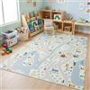 TADI & IMPERIO1979 Tappeto in vinile per bambini Villa - Pavimento decorativo, resistente e facile da pulire. (150 x 200 cm)