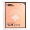 Grupo Erik Cornice 40x50 cm Bianca - Portafoto da Parete in MDF Effetto Legno per Poster, Quadri, Puzzle o Foto | Cornice da Parete con Accessori per Appendere Inclusi e Packaging Protettivo