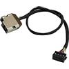 JINTAI Connettore di Alimentazione DC Power Jack Dock per HP 15G 15R 15J 250 G2 255 G2 250 G3 255 G3 Envy M6N Compaq 15H 15S 719318SD9 719318TD9 719318YD9 717371FD6 717371SD6（20CM）
