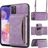 ELISORLI Custodia per telefono per Samsung Galaxy A23 5G/4G Cover a portafoglio con tracolla a tracolla e porta carte di credito in pelle tasca sottile flip borsa stand accessori cellulari A 23 23A