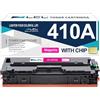 LCL Cartucce di Toner Compatibile 410A CF413A CF423A 2.3K per HP Color LaserJet Pro MFP M477fnw/M477fdn/M477fdnw/M452dn/M452dw/M452nw/M377dw(1 Magenta)