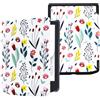 DMluna Custodia per Pocketbook Verse/Verse Pro/Color, Cover Protettiva Funzione Auto Wake/Sleep, Pelle Sintetica Premium, Antigraffio, Anticaduta, Fiore di Mandorlo