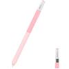 MoKo Custodia in Silicone per Apple Pencil (USB-C), Cover Protettiva con Colori sfumati, Compatibile con iPencil Magnetico, Presa Perfetta, Cappuccio Trasparente, Sakura Rosa Gradiente