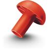 CG94 - Tappi Segnaletici Copritondino in Polietilene Rosso | Set di 25 Pezzi | Sicurezza in Cantiere per Monconi e Barre di Acciaio | Ø 6-20 mm