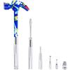 AIYIBEN 6 in 1 Hammer & Screwdriver Tool Multitool Set Claw Hammer con impugnatura antiscivolo Slotted/Flat Head Phillips Screwdriver Nail Puller Miglior regalo per amici di famiglia colleghi (blu)