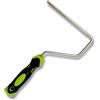 Quercos Manico Rullo Vernice Soft per ricambi a rulli Midi da 15 cm. Manico lungo asta rullo Ø6 mm. Telaio a rullo di vernice. Manico a rullo piccolo Bimateria (D)