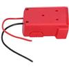 Jectse Adattatore per Batteria per Milwaukee, Adattatore per Ruote Elettriche Adattatore per Batteria, Connettore Convertitore per Montaggio di Alimentazione 18V M18 XC18 Forniture Industriali con Foro di Fi