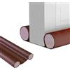 MAGIC SELECT Paraspifferi Sottoporta e Finestre da 80 a 90 cm, Doppia Guarnizione in Similpelle, Regolabile tra 32 e 94 cm. Isolamento Acustico, Riduzione Freddo/Calore, Antivento, Luce, Polvere, Insetti.