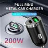 NONE Mini caricatore rapido USB nascosto caricabatteria da auto accendisigari per auto Qc3.0 Qc Pd 3.1A Pd tipo C universale Iphone e telefono Xiaomi