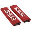 Sparco SPC1204RD Protezioni per Cintura di Sicurezza, Rosso, Set di 2