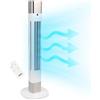 Princess Ventilatore a colonna silenziosa, altezza 103 cm, 3 modalità e 3 velocità, oscillazione, collegato, bianco