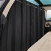 XCBYT Tende Divisorie per Auto, Protezione Solare, Privacy, Tenda Divisoria Rimovibile da Campeggio, Tenda Oscurante Posteriore per Camper, 180 x 126 cm