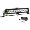 Willpower Barra LED Fuoristrada 28cm 30W 12V 24V Luci per Auto Barca 4x4