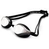 Arena Python Mirror Occhialini da Gara Unisex, Argento/Nero, TU