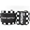 Hustlers Only Polsiere per sollevamento pesi per supporto del polso per ridurre il dolore al polso, cinghie da polso per powerlifting, allenamento della forza e allenamento in palestra, ideali per