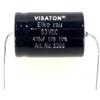 VISATON VS-100/63BA - Rosso - Condensatore fisso - Cilindrico - Corrente continua - 100.000 nF - 10%