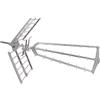 METRONIC 415060 Antenna esterna UHF trinappe amplificata 42 dB