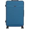 OCHNIK Valigia grande | Valigia rigida | Materiale: ABS | Colore: blu navy | Dimensioni: L | Dimensioni: 76x51x30cm | Volume: 97 litri | 4 ruote | Alta qualità