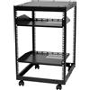 VEVOR Rack per server a telaio aperto 15U, profondità regolabile da 15'' a 40'', rack per server di rete indipendente o montabile a parete, rack AV a 4 montanti con rotelle, può contenere tutte le vostre apparecchiature IT di rete, apparecchiature AV, …