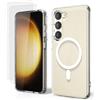 EVETANE Cover Galaxy S23 Plus e 2 schermi di protezione - TPU - Trasparente - refurbished