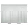 HAN 9024-11-5, Piastra di supporto formato orizzontale DIN A4-5 pz, accessori per schedario HAN (cod. art. 854-0-1-11), grigio chiaro, 9024-11