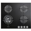 De Longhi PRONTA CONSEGNA - SPEDIZIONE IMMEDIATA Piano Cottura da Incasso 60 cm 4 Fuochi Gas Vetro Nero Life De Longhi NSL 460 N