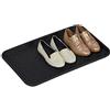 Relaxdays Poggiascarpe, Vaschetta per Scarpe Bagnate, con Bordi, per Corridoio, Armadio, Auto, Pulizia, 3x60x40 cm, nero
