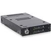 Icy Dock Mobile Rack, robusto enclosure rack in metallo per 2 SSD PCIe 4.0 NVMe M.2, miniSAS HD SFF-8643, adatto a SSD PCIe M.2 NVMe da 30 mm a 110 mm in alloggiamento da 3,5 - ToughArmor MB834M2K-B