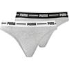 PUMA String, Biancheria intima Donna, Grigio, M