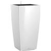 LECHUZA CUBICO Premium 22 bianco lucido 18460