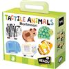 Russell HEADU IT: Montessori - Puzzle tattile - Animali
