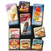 Nostalgic-Art Set di Magneti Vintage American Diner - Idea Regalo per Amanti delle cene, Decorazione del Frigorifero, Design nostalgico, 9 Pezzi, 9 unità