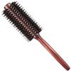 Bodiiwuliu Spazzola rotonda per asciugatura, spazzola per capelli tonda in setole di cinghiale, setole in nylon a rullo per frange, capelli sottili, arricciatura, asciugatura, acconciatura, riccio(S)