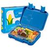 Schmatzfatz Lunch Box con Scomparti, Bento Porta Pranzo, Merenda Colorato e Senza BPA, Sistema Lunch Box Scuola, Anti Perdite